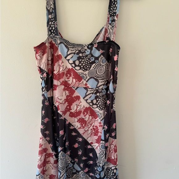 SOLD! Colorful Patterned Dress - Picture 4 of 4